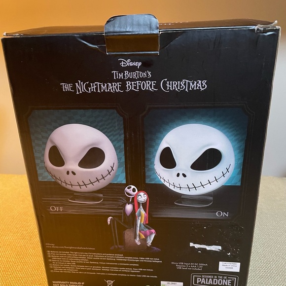 Paladone Nightmare Before Christmas 7" Jack Skellington Light, Lamp - Picture 8 of 8